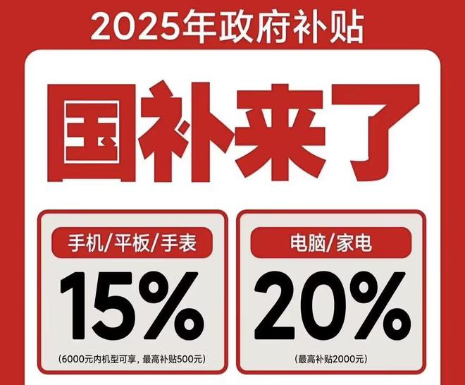 2025国补结束时间和领取次数解答凯发k8手机家电国家补贴怎么领取！(图2)